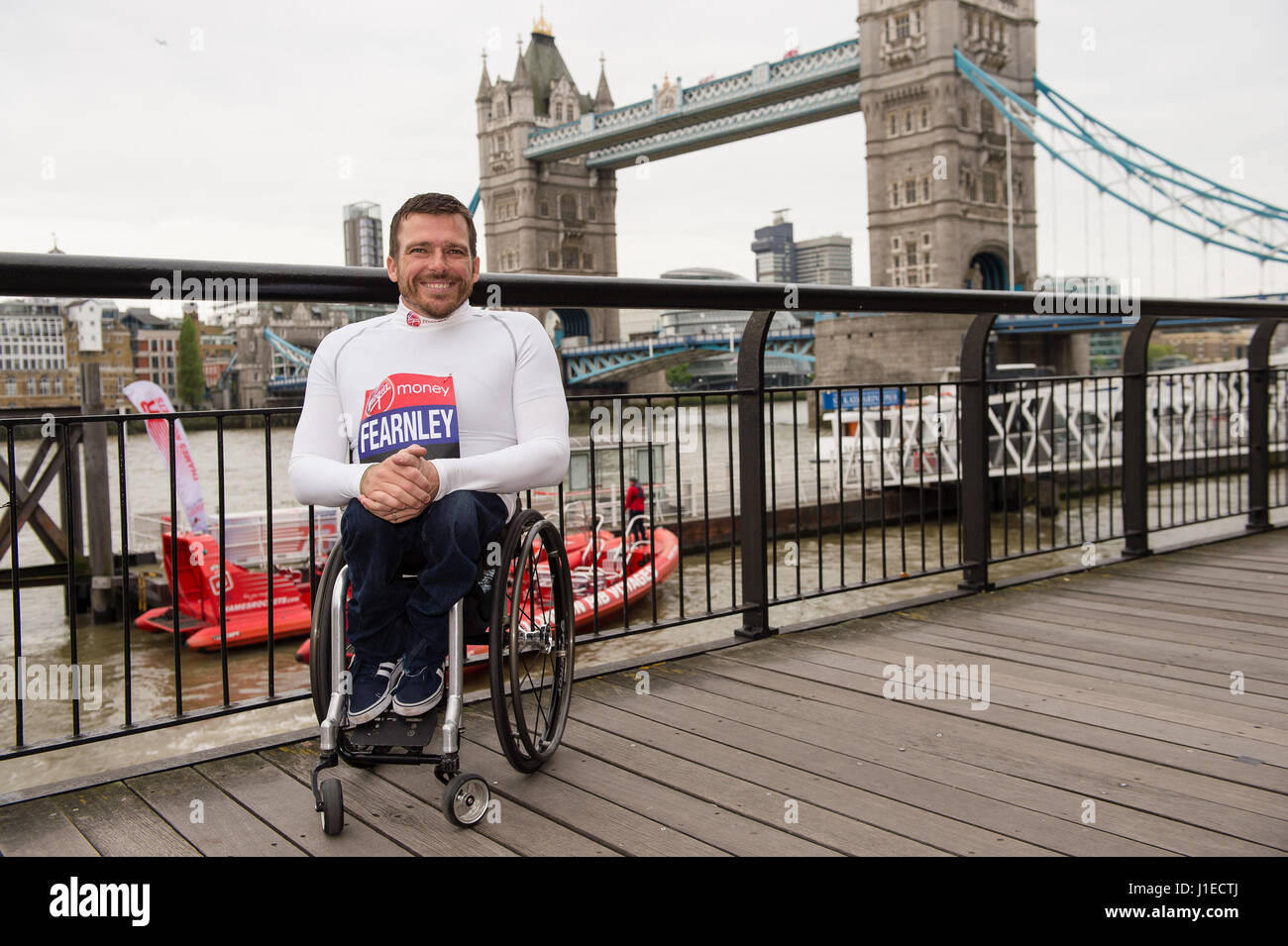 London, UK. 21st Apr, 2017. Kurt Fearnley attending the Wheelchair