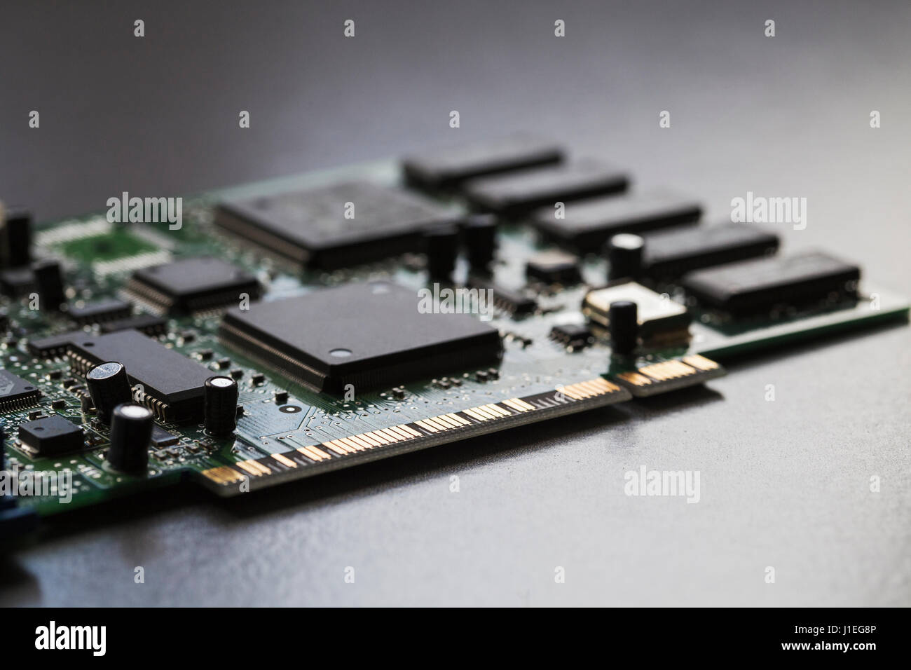 A close up of a computer board Stock Photo - Alamy