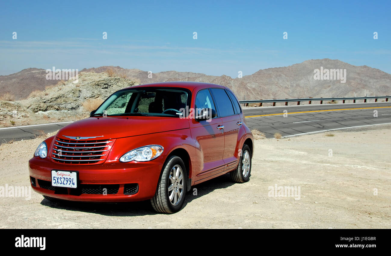 Red Chrysler PT Cruiser in California, USA Stock Photo - Alamy