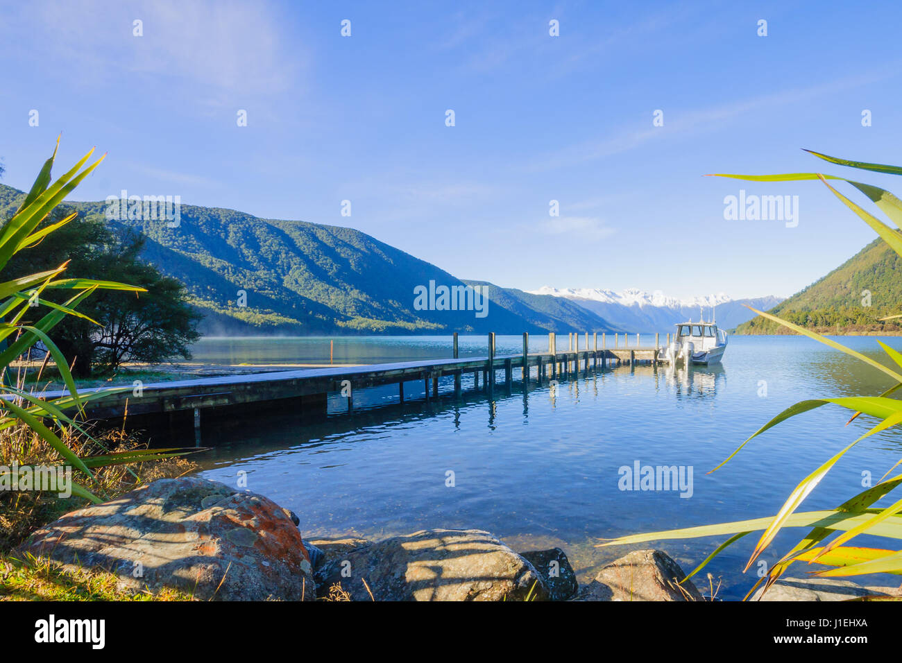 Nelson Lakes National Park, New Zealand Stock Photo