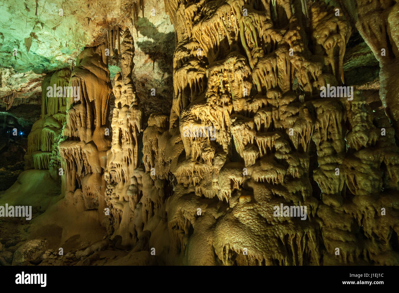 Avshalom Stalactites Cave, Soreq, Israel Stock Photo