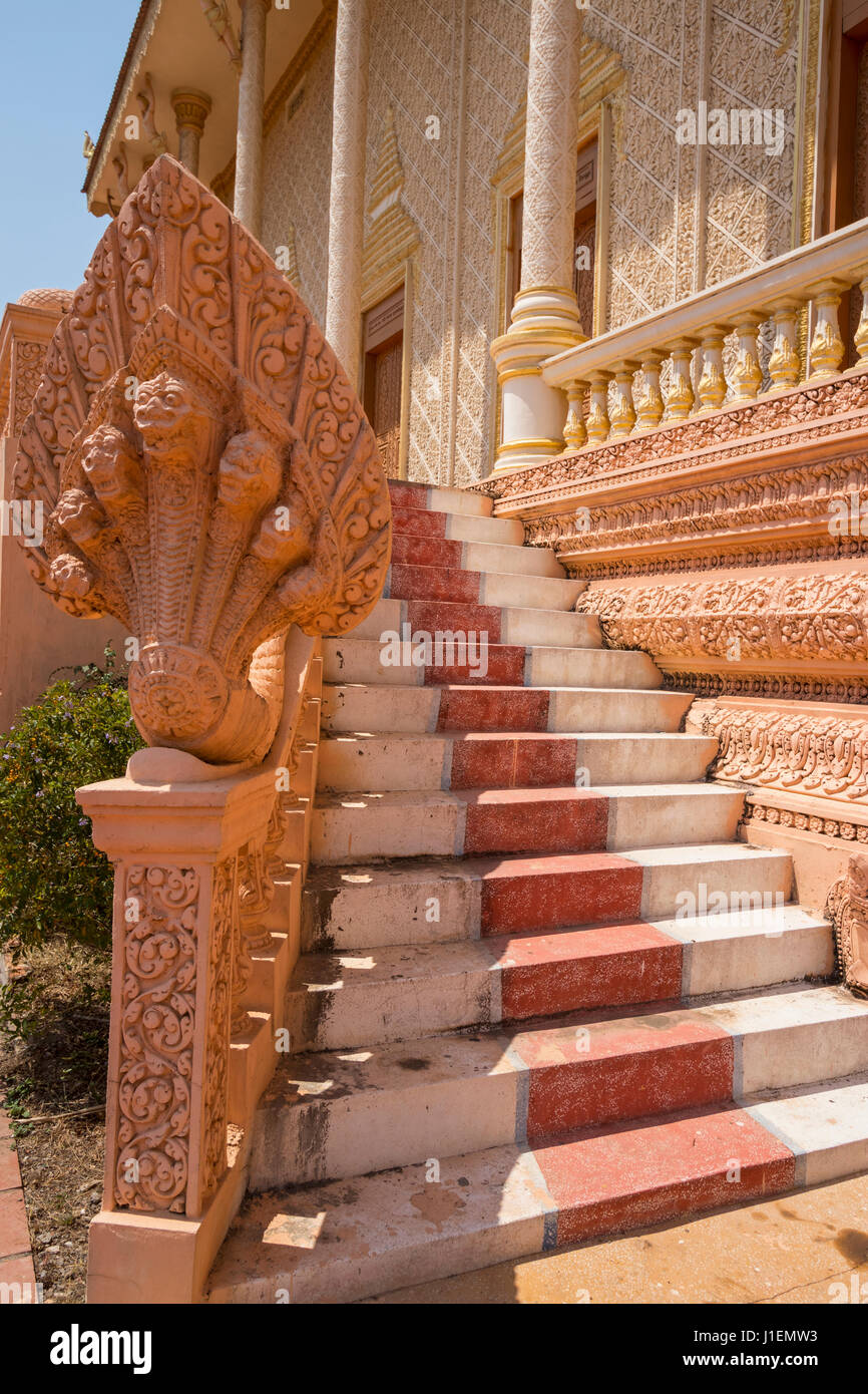 The Buddhist temple Krong Kracheh Pagoda Stock Photo