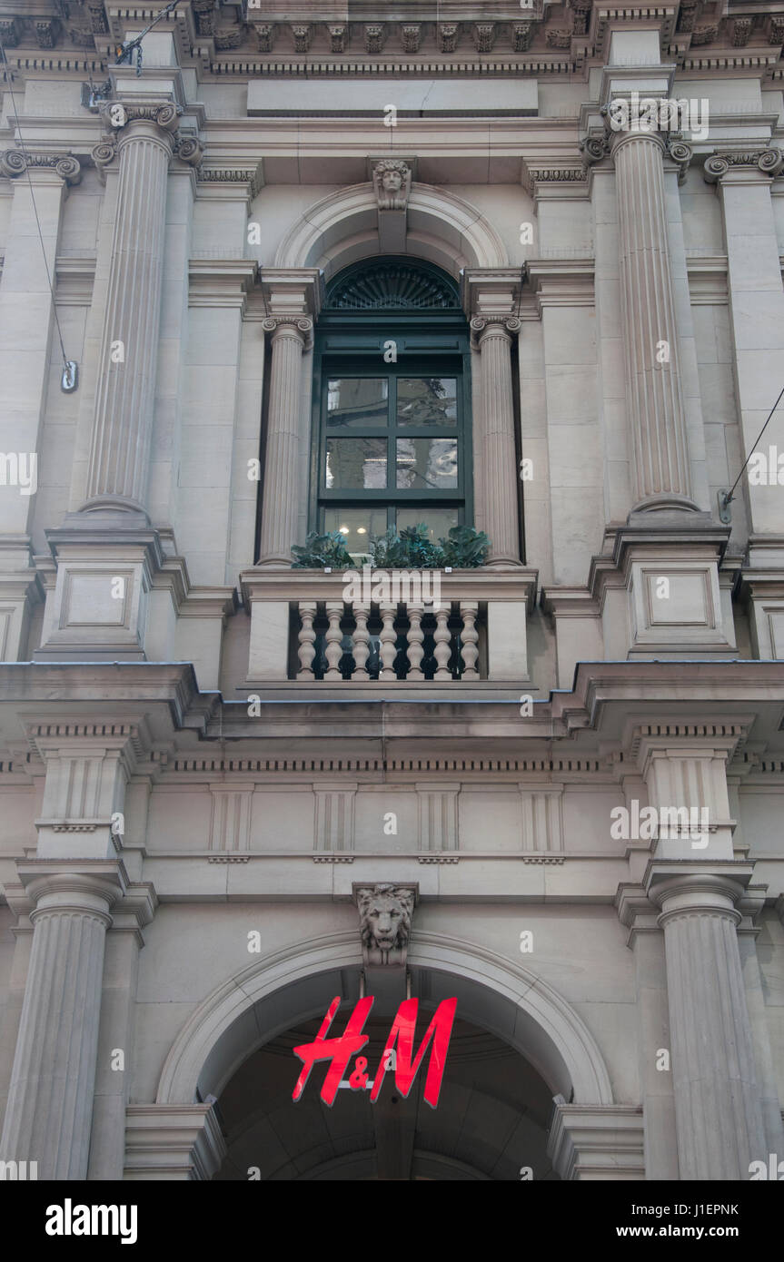 Landmark GPO Building now occupied by a Europeanowned fashion boutique, Melbourne, Australia