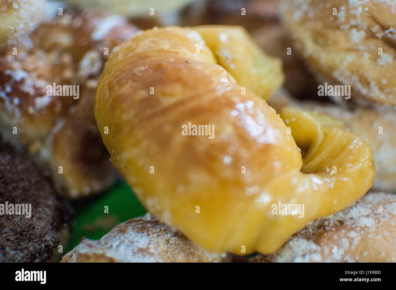 croissant called facturas in Argentina. Typical breakfast food Stock