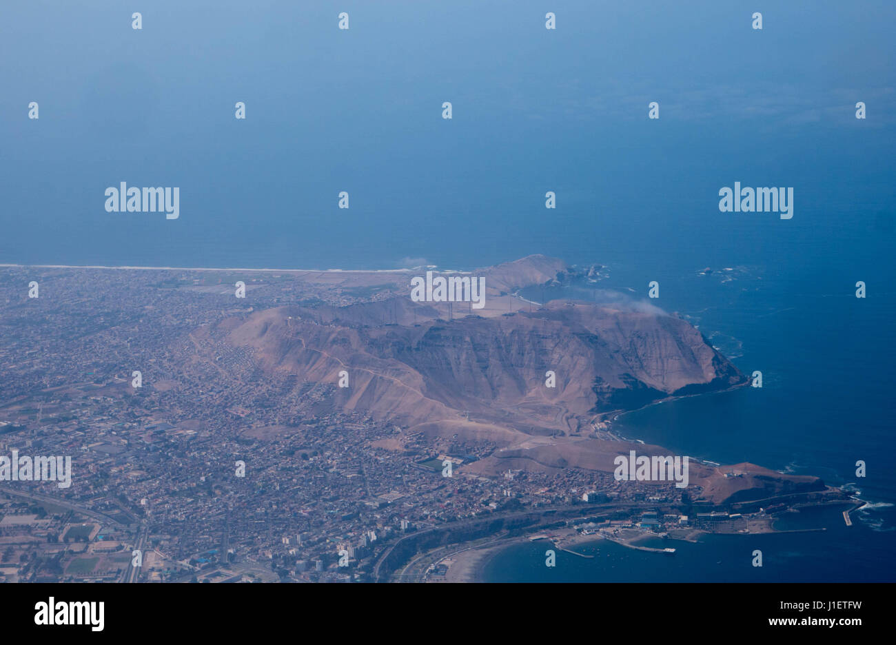 Aerial View of Callao District in Lima, Peru Stock Photo Alamy