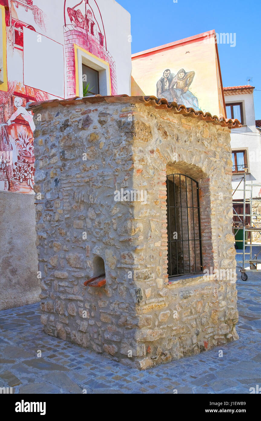 Alleyway. Satriano di Lucania. Italy. Stock Photo