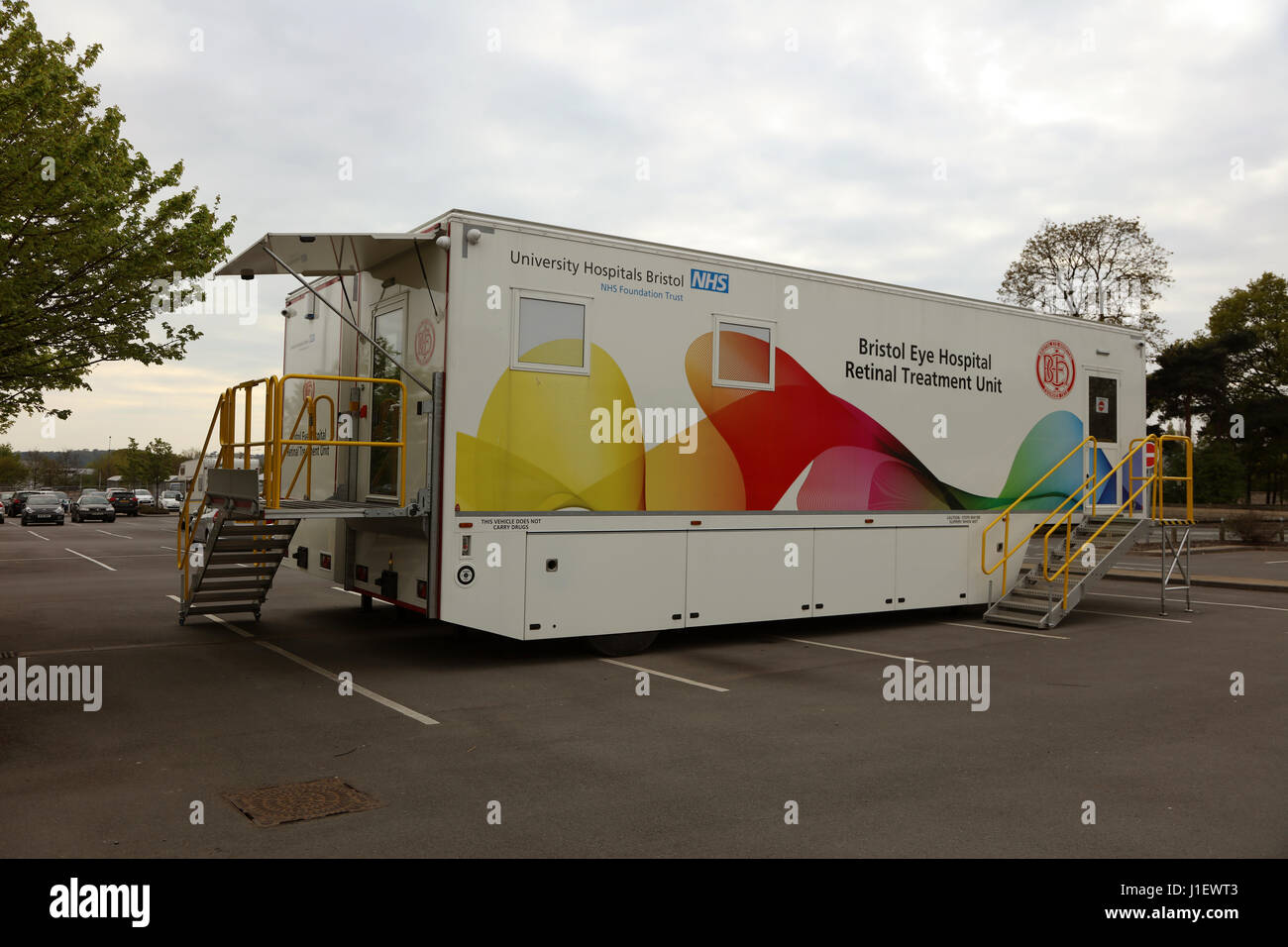 19th April 2017 Mobile Bristol Eye Hospital retinal Treatement Unit