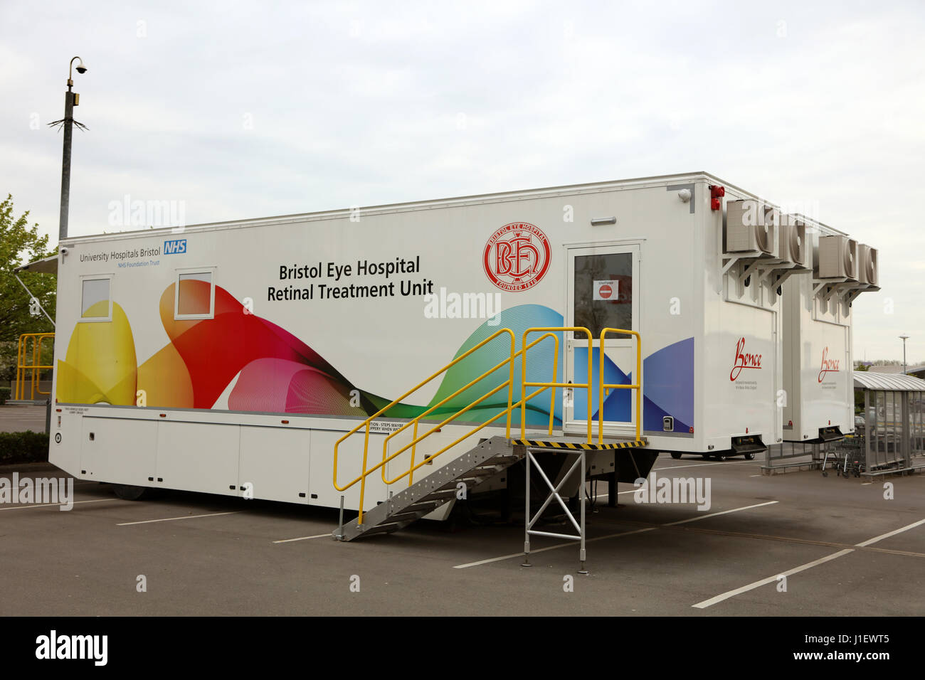 19th April 2017 Mobile Bristol Eye Hospital retinal Treatement Unit
