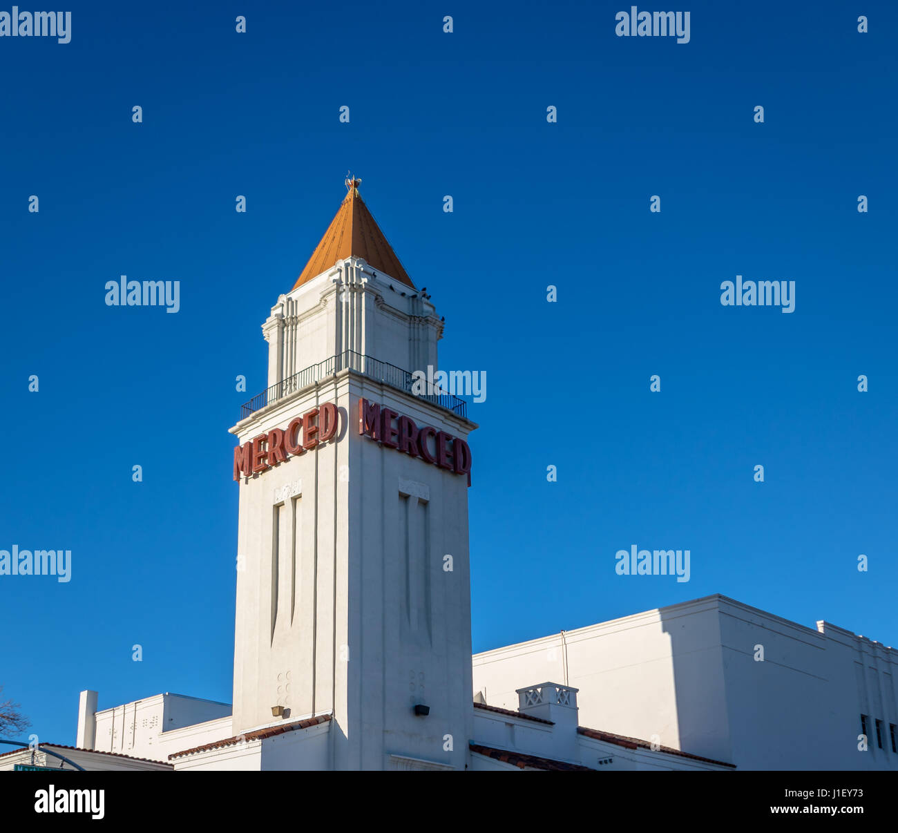 Merced Theater Merced, California, USA Stock Photo Alamy