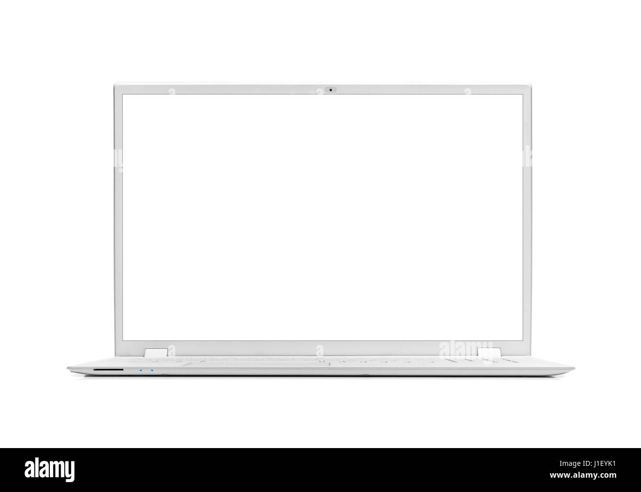 Modern laptop isolated. Stock Photo