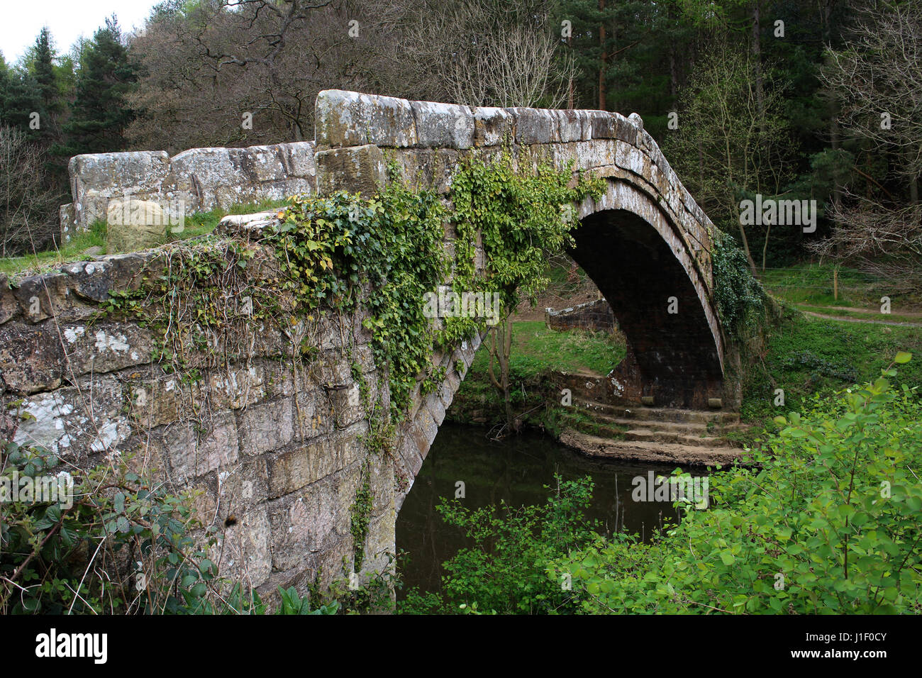 Beggar's Bridge, the famous packhorse bridge built by Thomas Ferries in 1619 Stock Photo Alamy