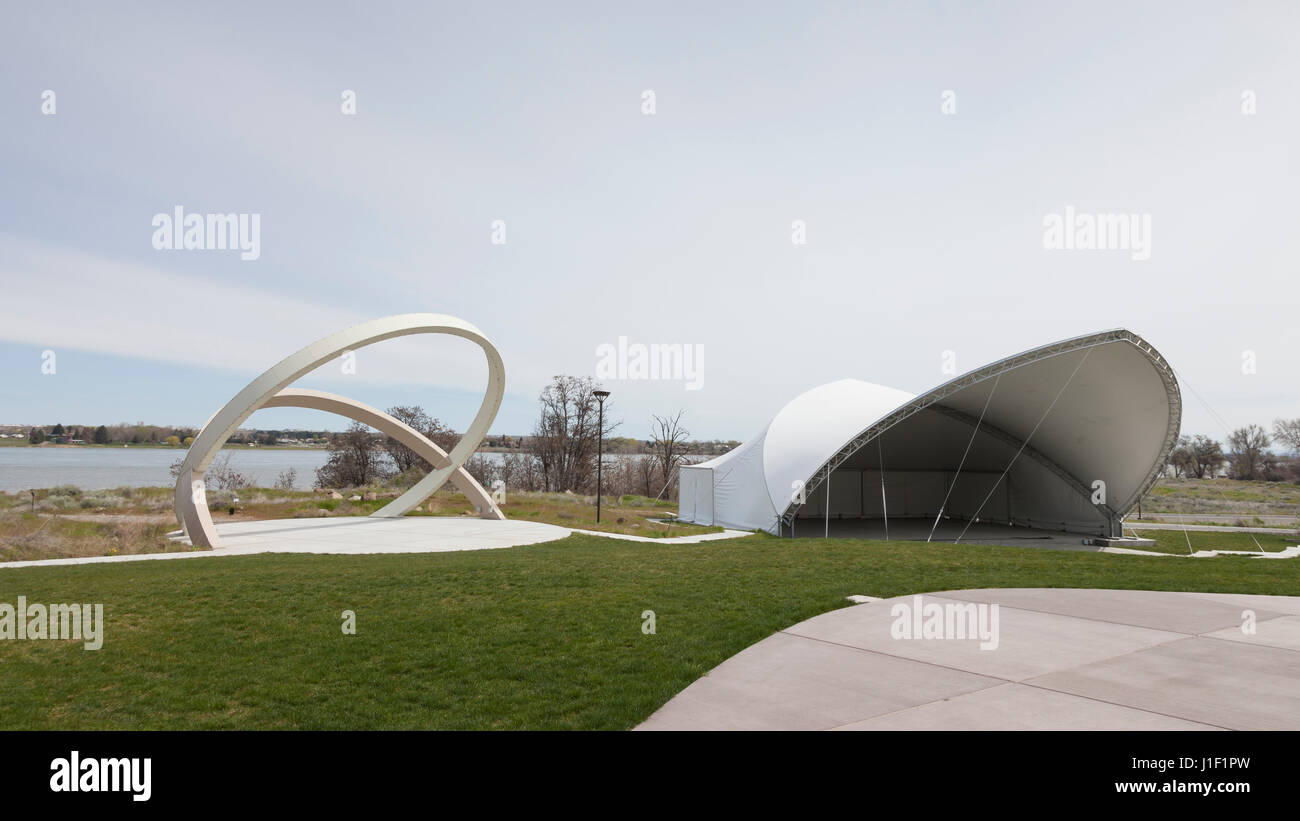 Richland, Washington Amphitheater on the shore of the Columbia River