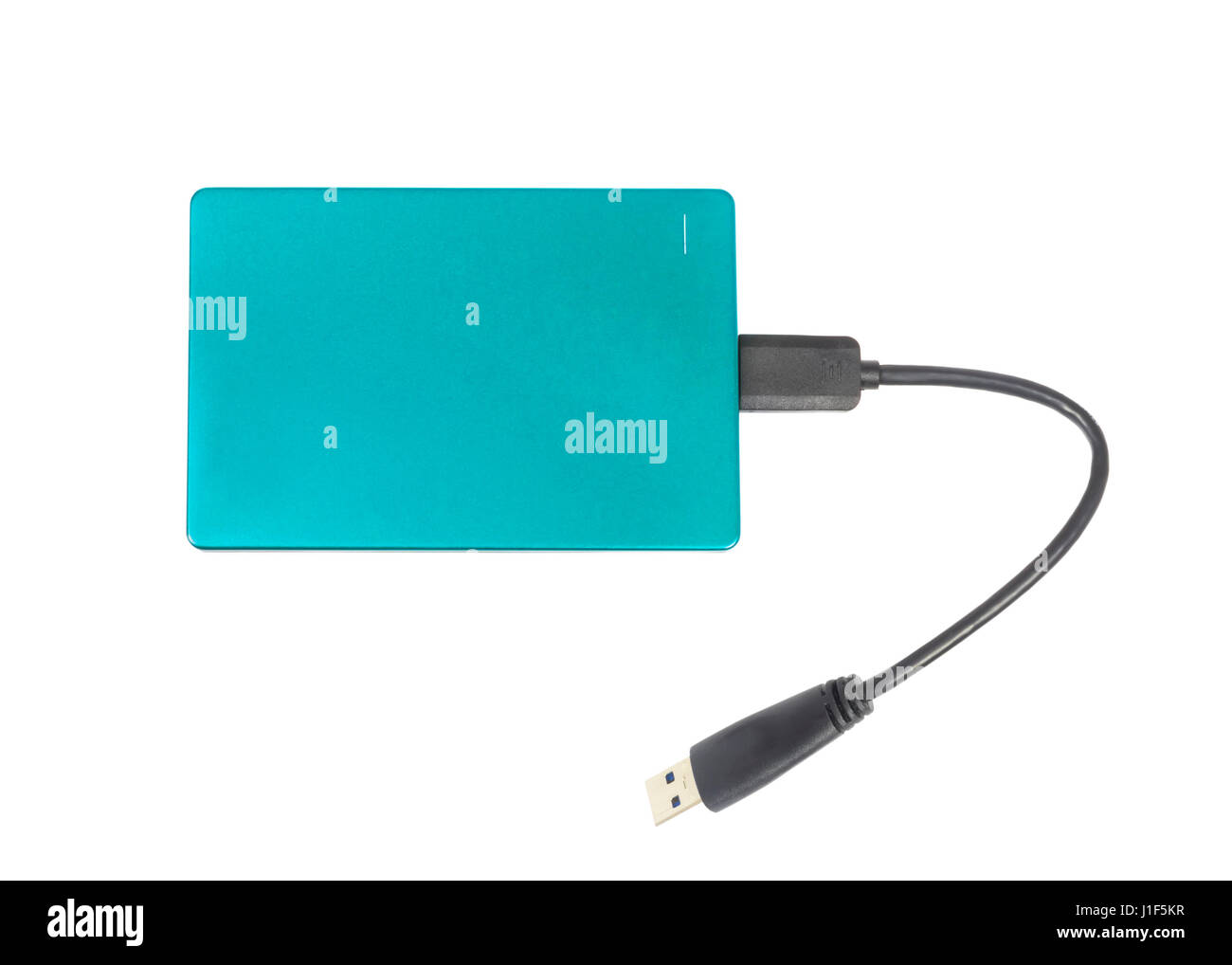 External hard disk drive of computer for storage data isolated on white