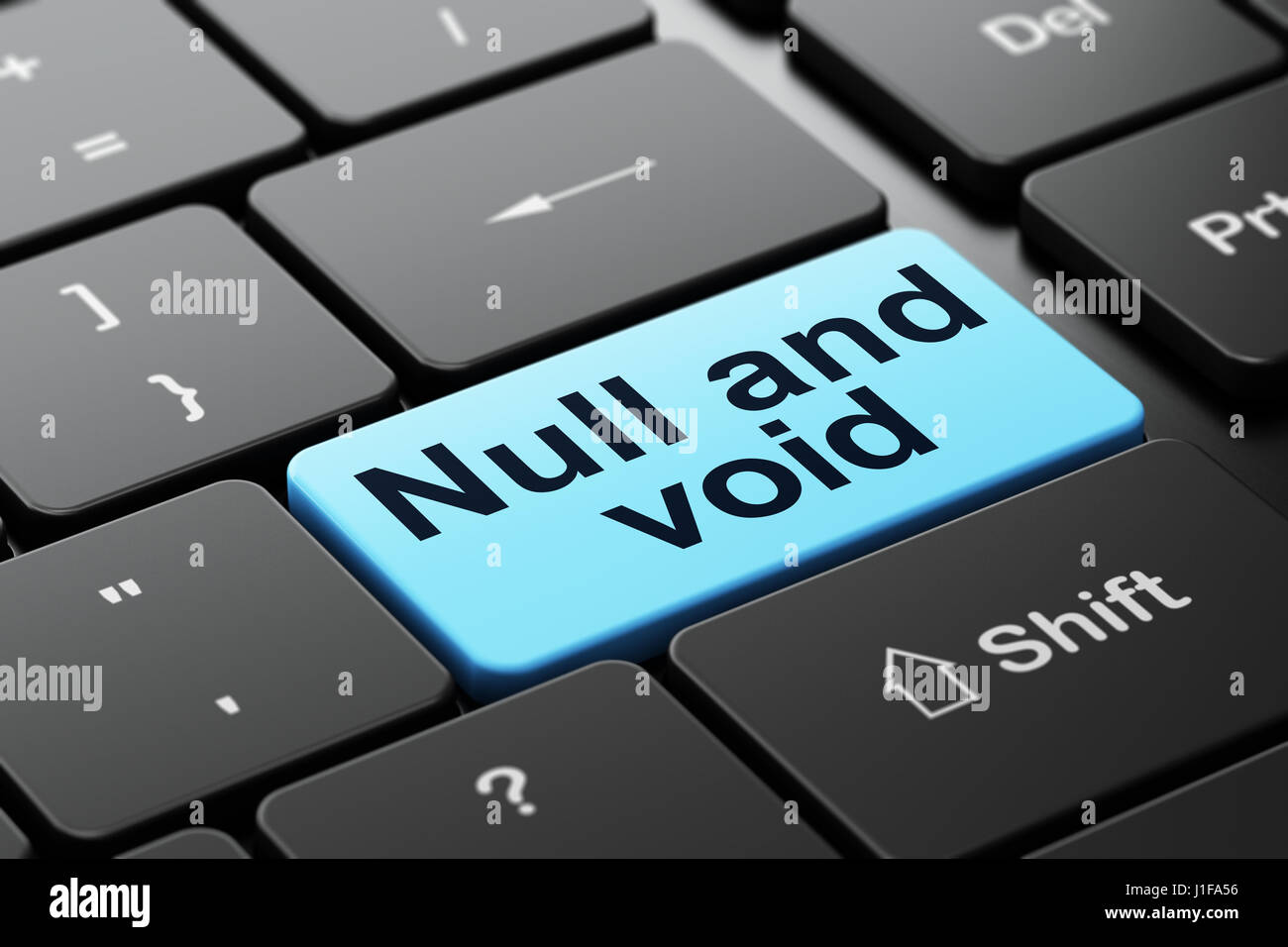 Law concept: Null And Void on computer keyboard background Stock Photo ...