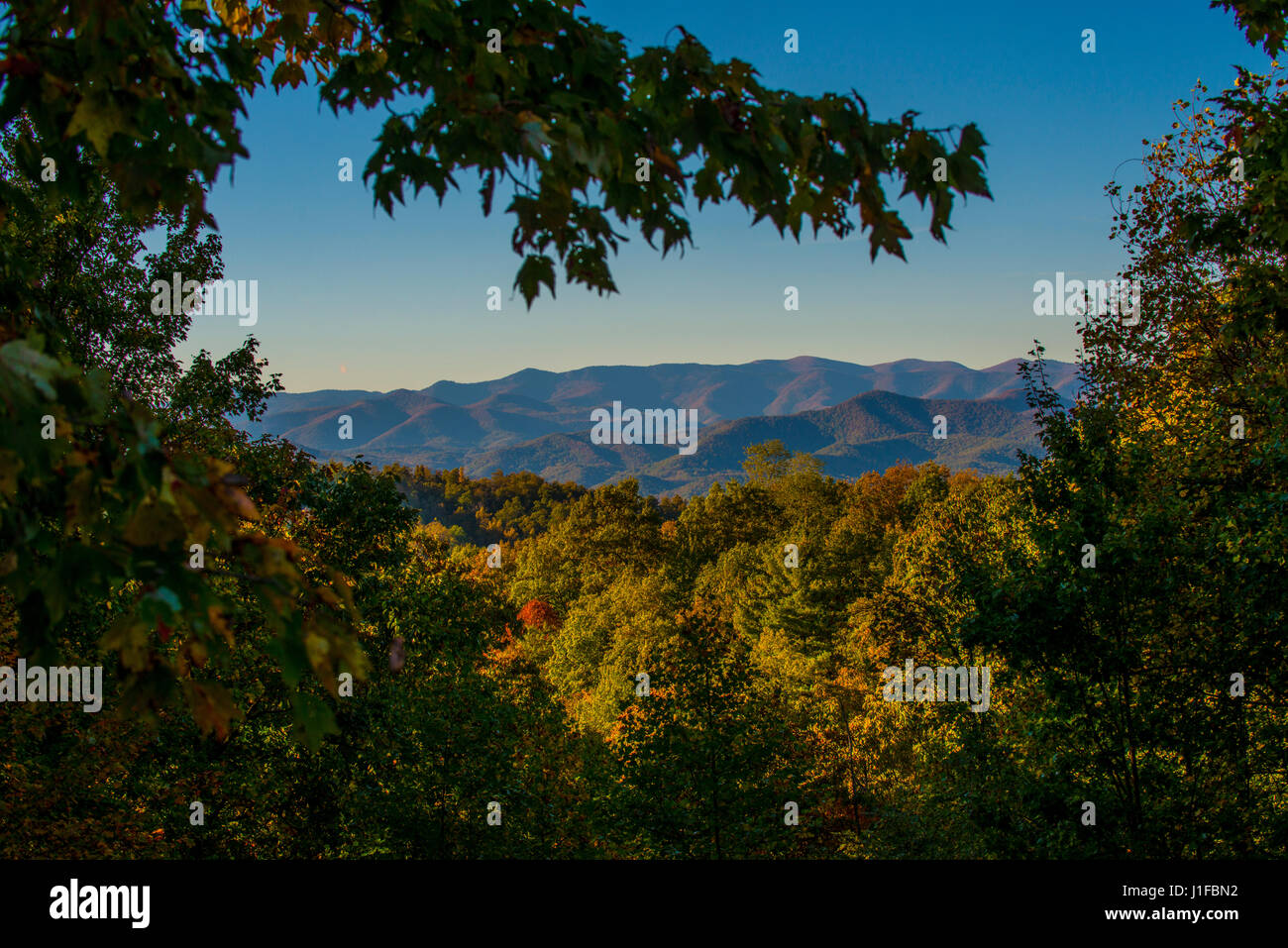 smoky mountains North Carolina Stock Photo Alamy