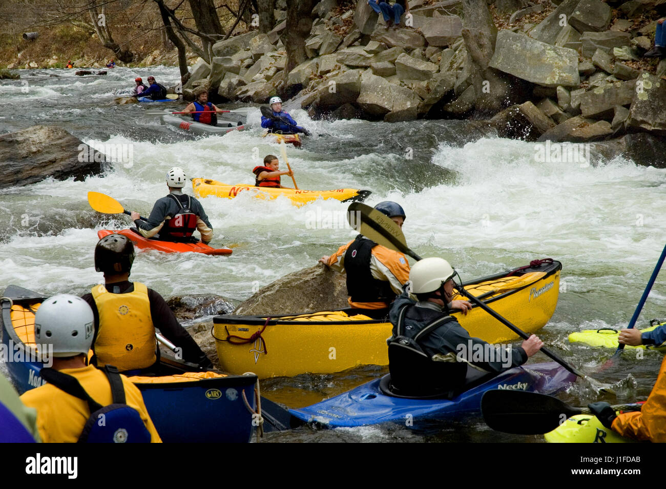 north Carolina white water kayak Stock Photo Alamy