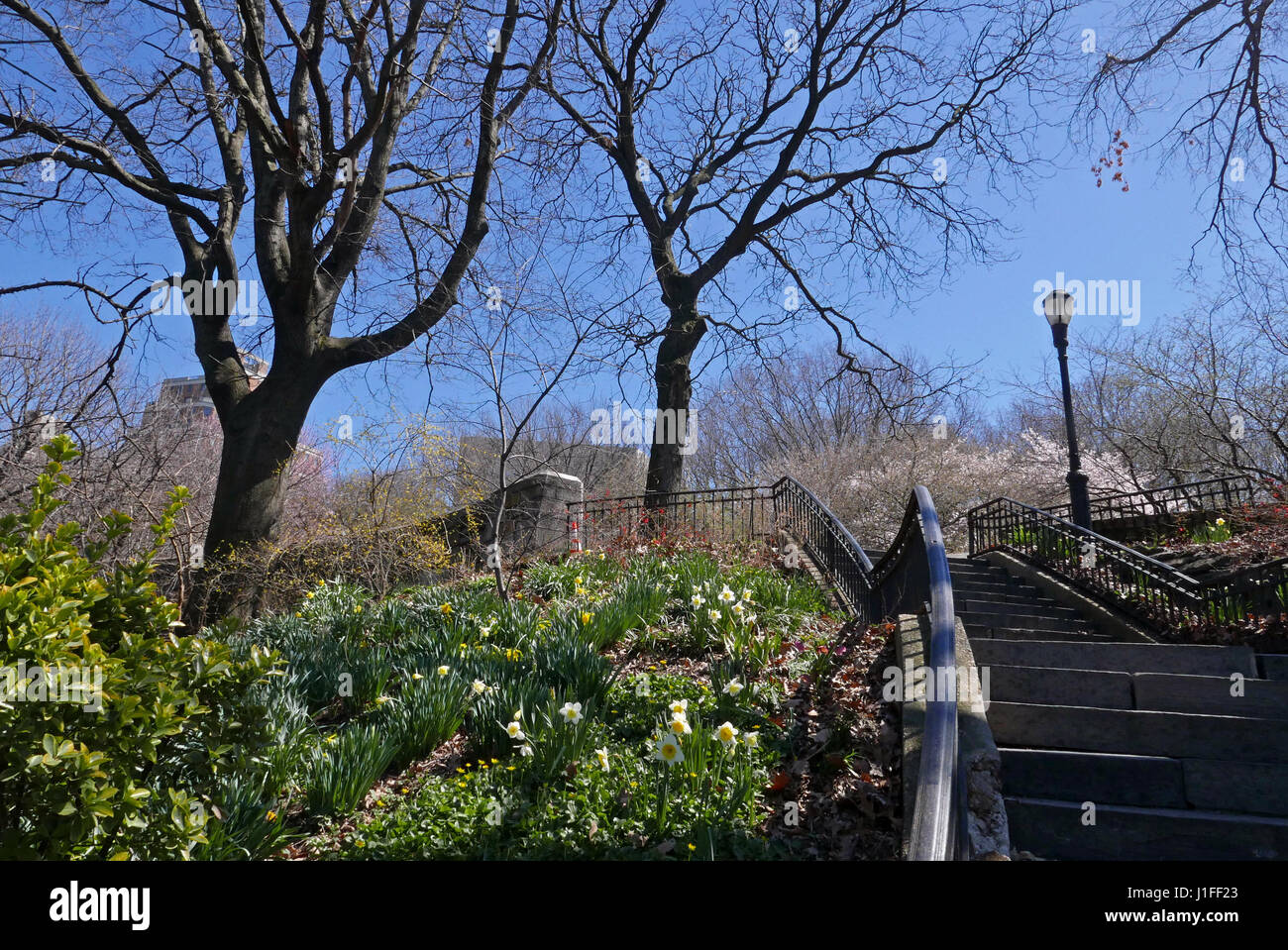 Riverside Park in Manhattan New York Stock Photo