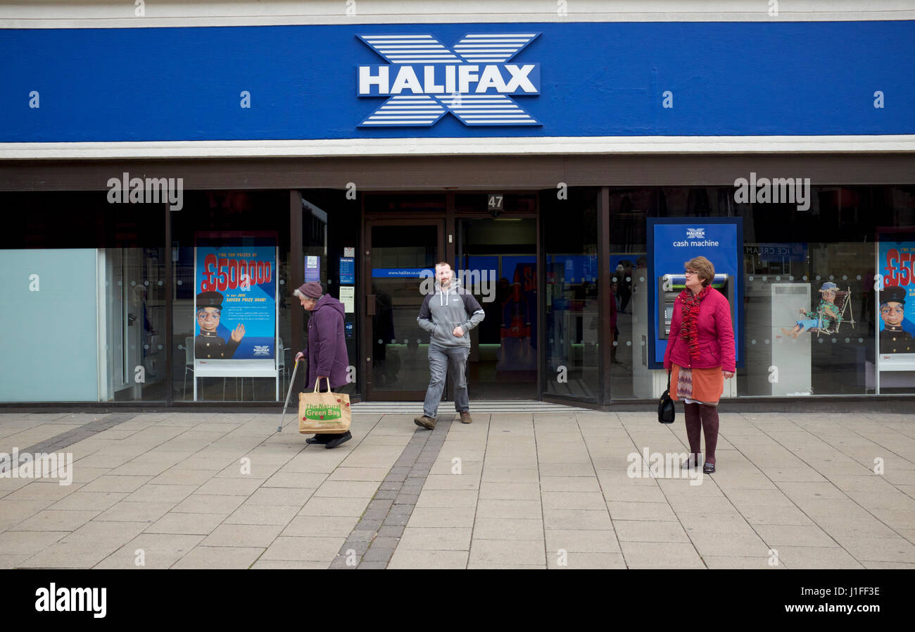 The Halifax Bank in York city centre Stock Photo Alamy