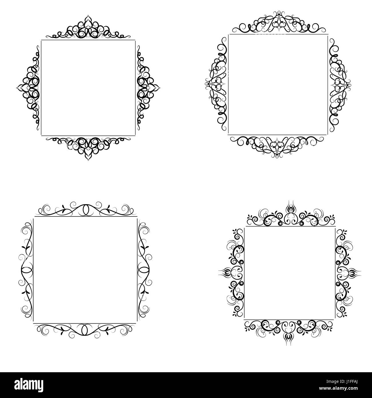 Vintage baroque frame Stock Vector Image & Art - Alamy