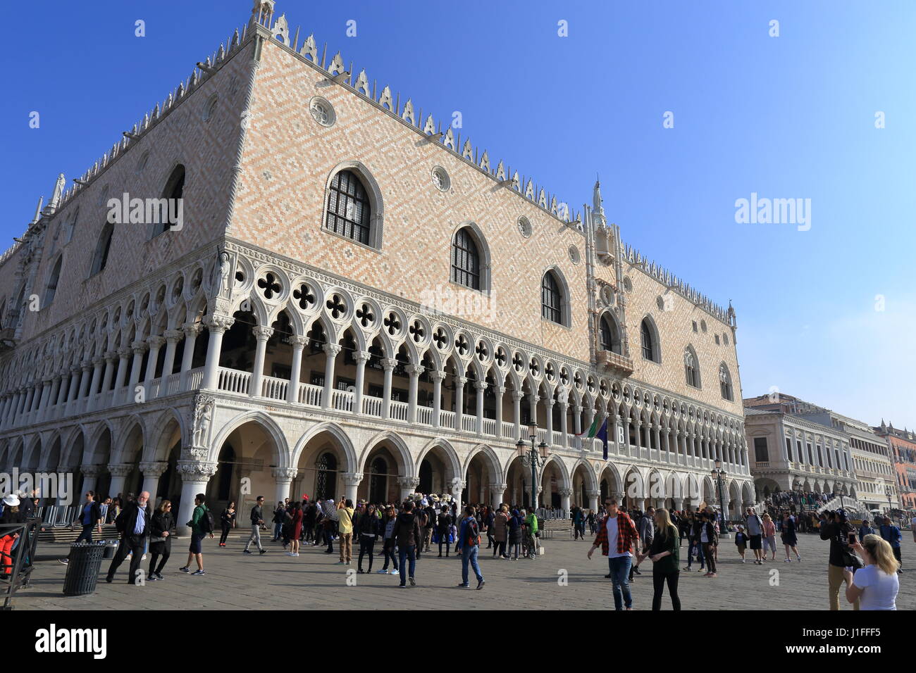 St. Mark's square. Doge's Palace, Palazzo Ducale, Venice, Italy Stock Photo