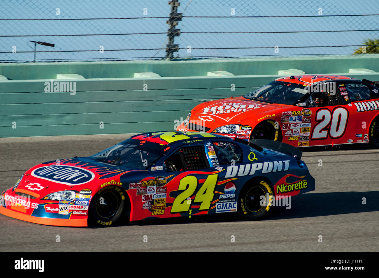 NASCAR racing driver jeff Gordon Stock Photo