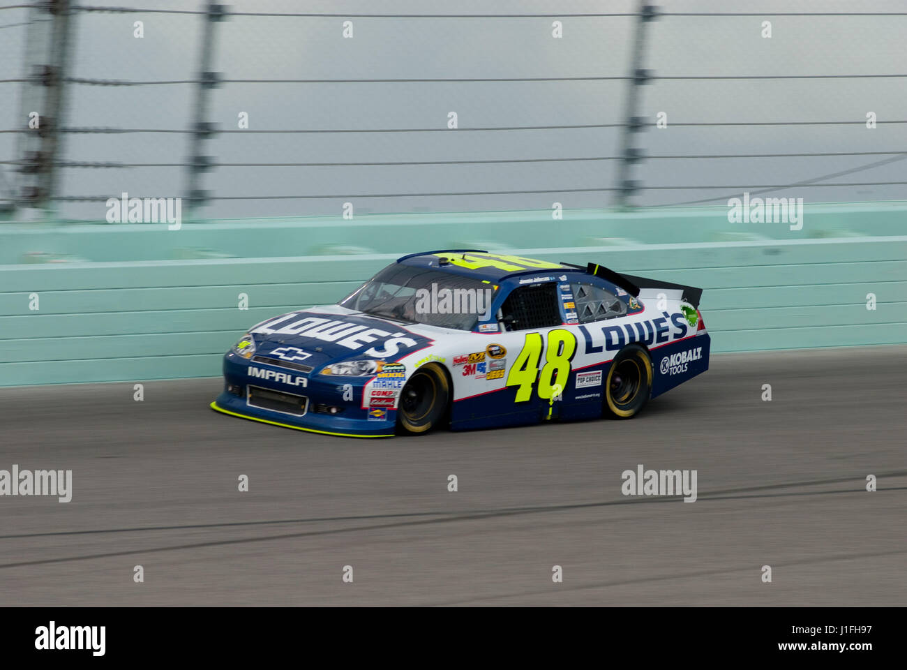 NASCAR racing driver Jimmie Johnson Stock Photo Alamy