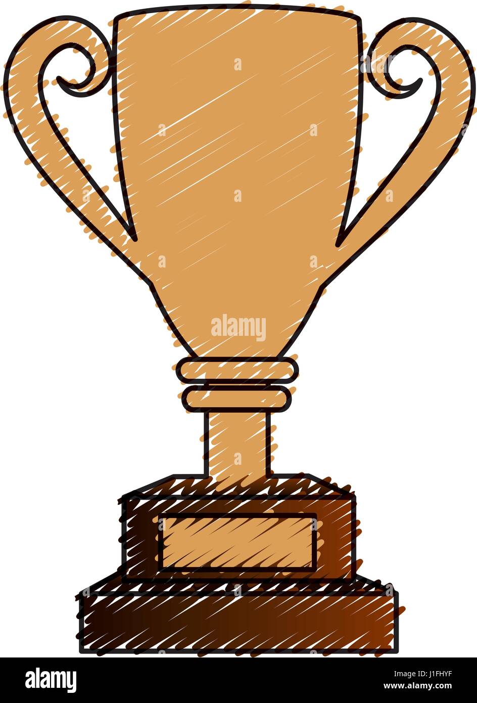trophy cup isolated icon Stock Vector Image & Art - Alamy