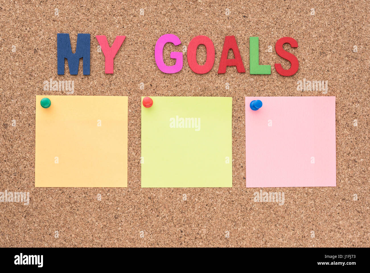 Words My Goals And Target Notepad With Copy Space Background Smart Goal And Success Concept For Business Stock Photo Alamy