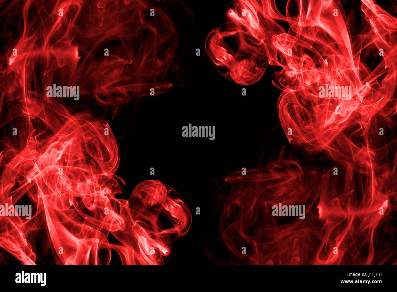 Red Smoke Abstract Background red smoke abstract on black background with copy space, concept red ...
