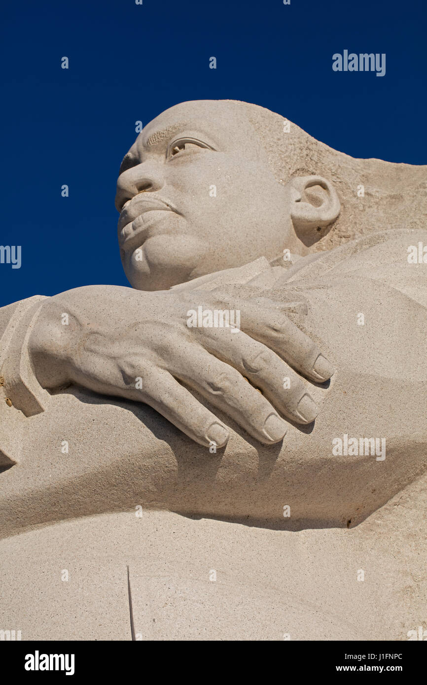 Martin Luther King Jr Monument. Washington DC. Stock Photo