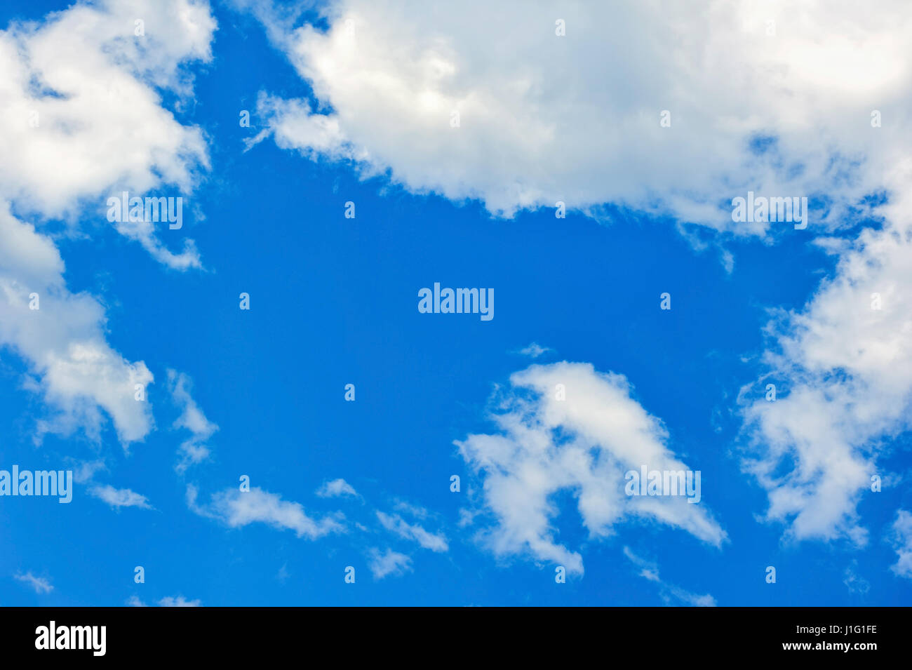 Beautiful clouds in blue sky Stock Photo - Alamy