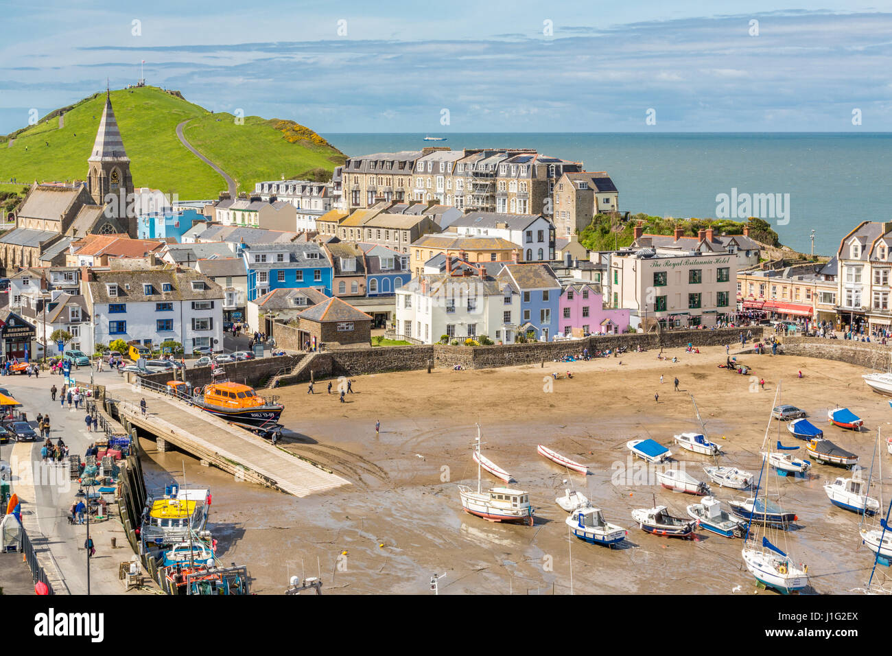 Ilfracombe,North Devon,UK. A pretty and popular Victorian seaside resort with breathtaking views, beaches, harbour and quay located in Devon England Stock Photo