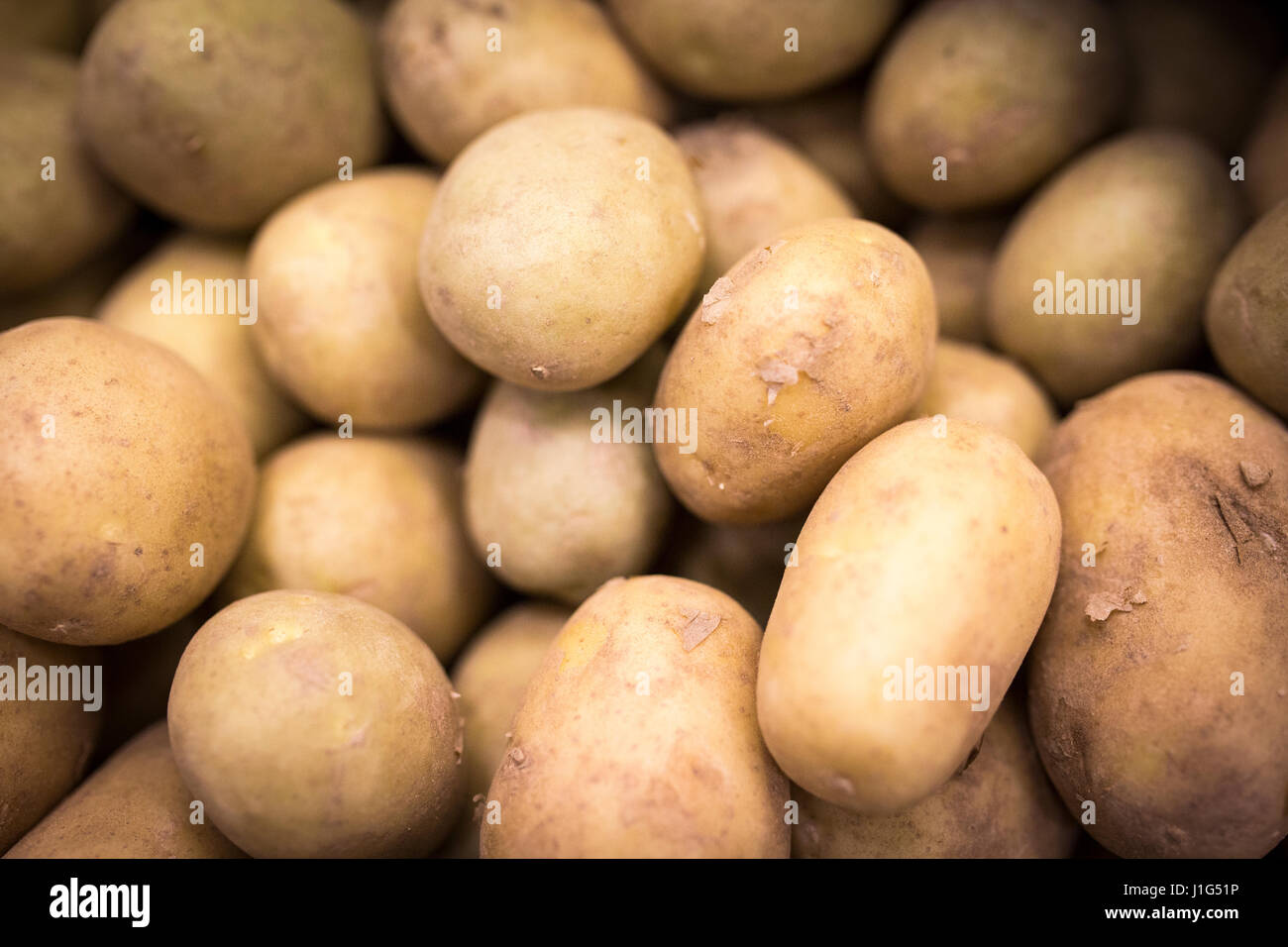 potatoes for sale in a supermarket Stock Photo Alamy