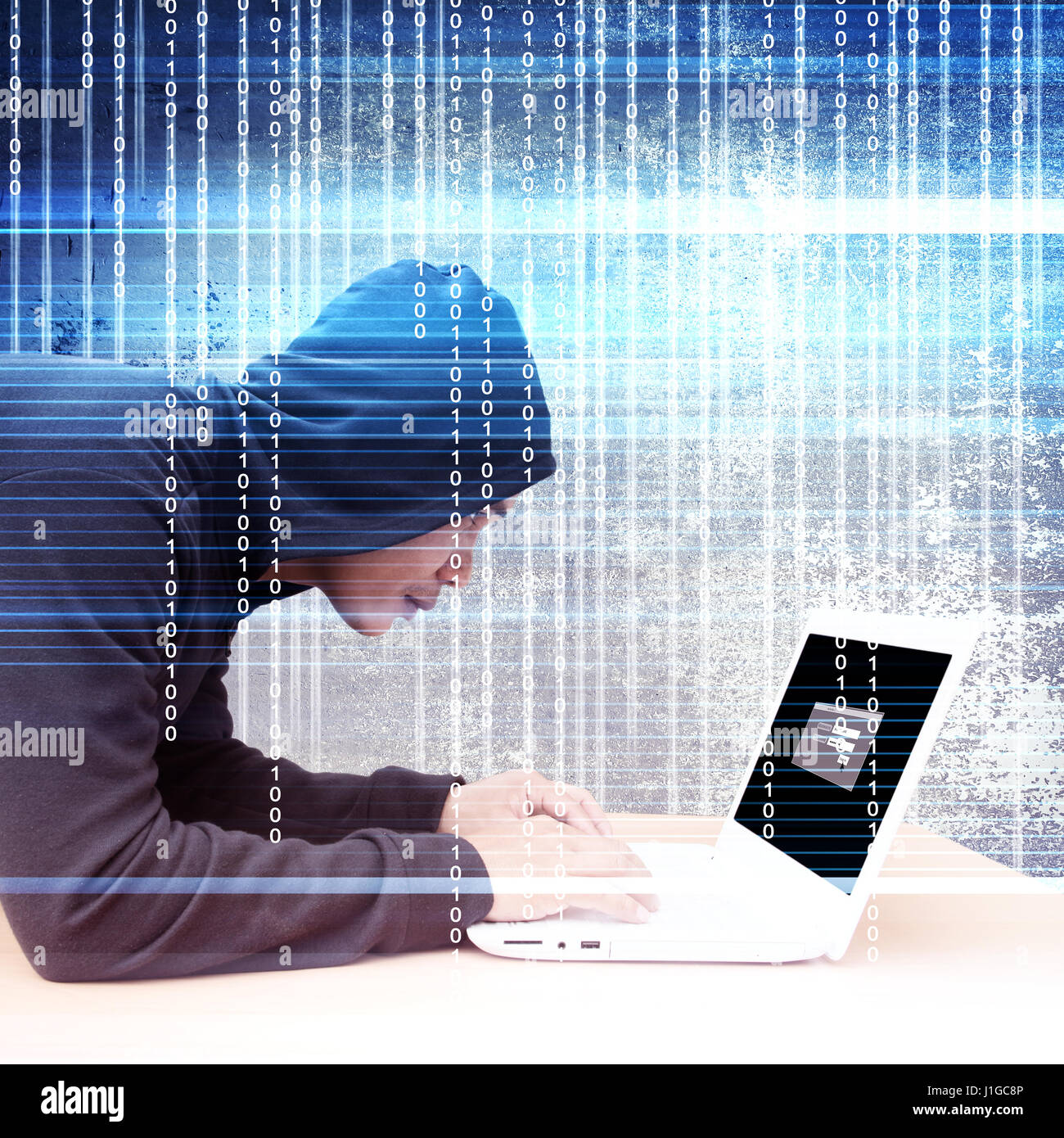 Computer hacker or Cyber attack concept background Stock Photo - Alamy