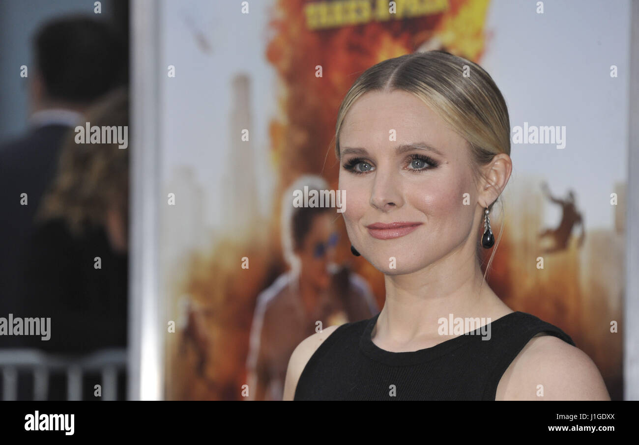 Film Premiere of Chips Featuring Kristen Bell Where Los Angeles