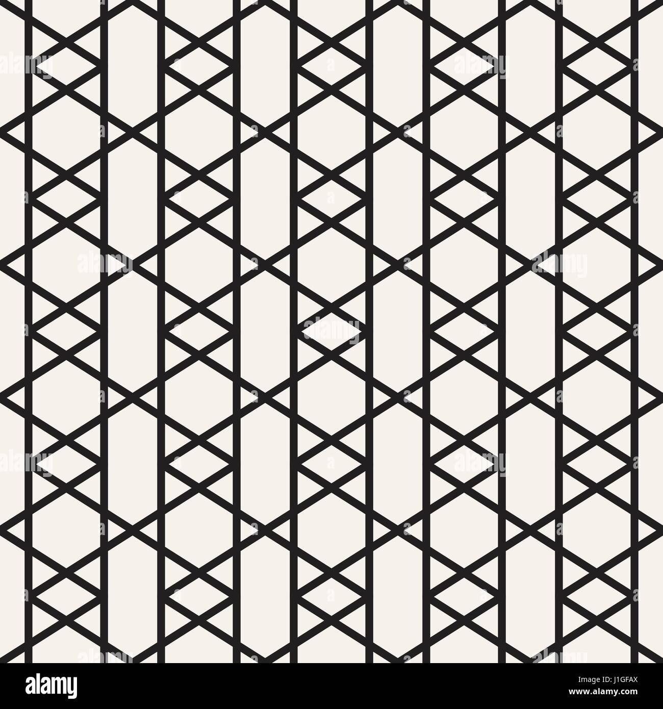 Vector Seamless Line Grid Pattern. Abstract Geometric Background Design ...