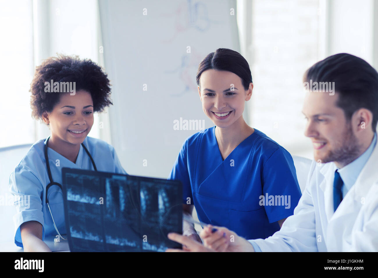 Picture group happy colleagues hi-res stock photography and images - Alamy