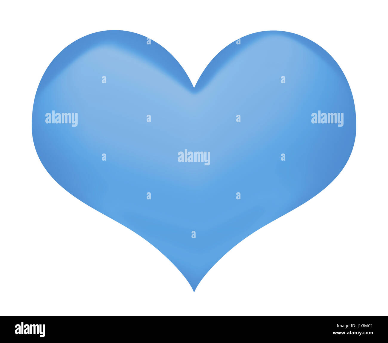 Heart symbol isolated on white background Stock Photo - Alamy