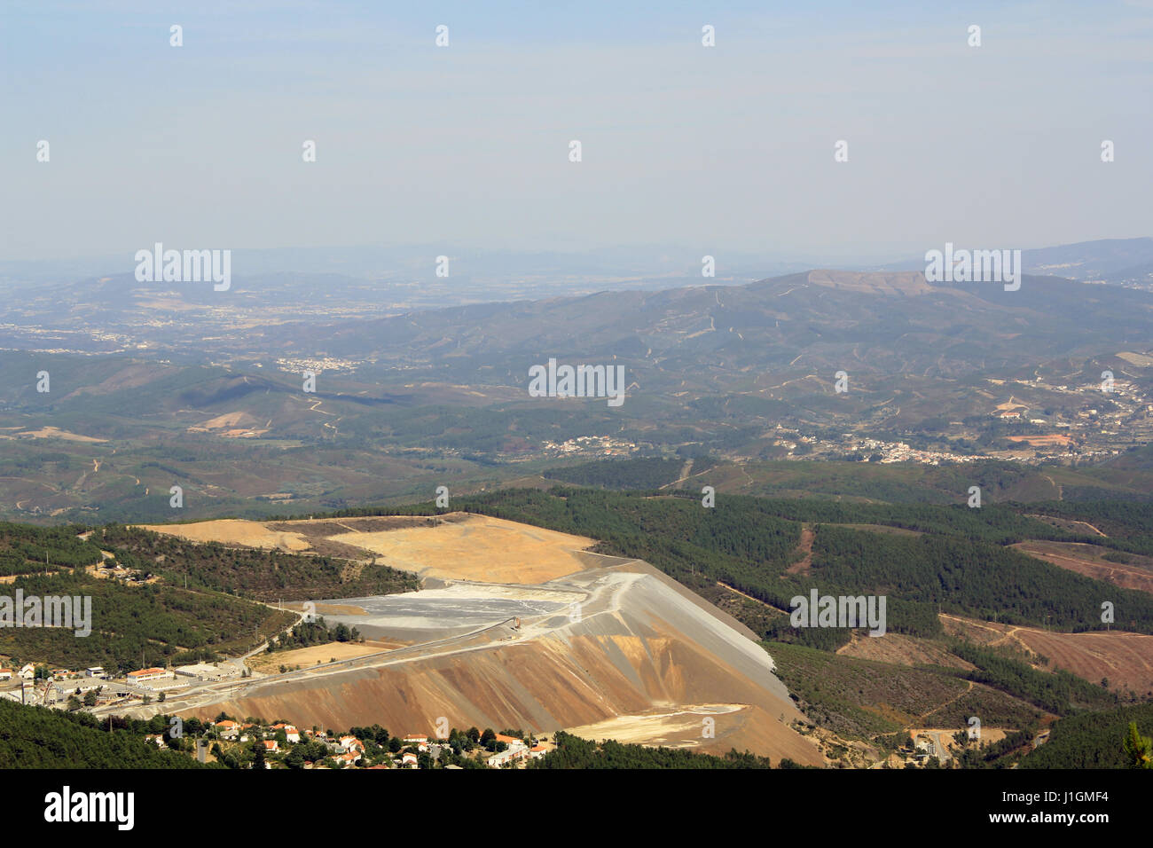 Tungsten mines "Panasqueira" in Covilhã, Portugal Stock Photo Alamy