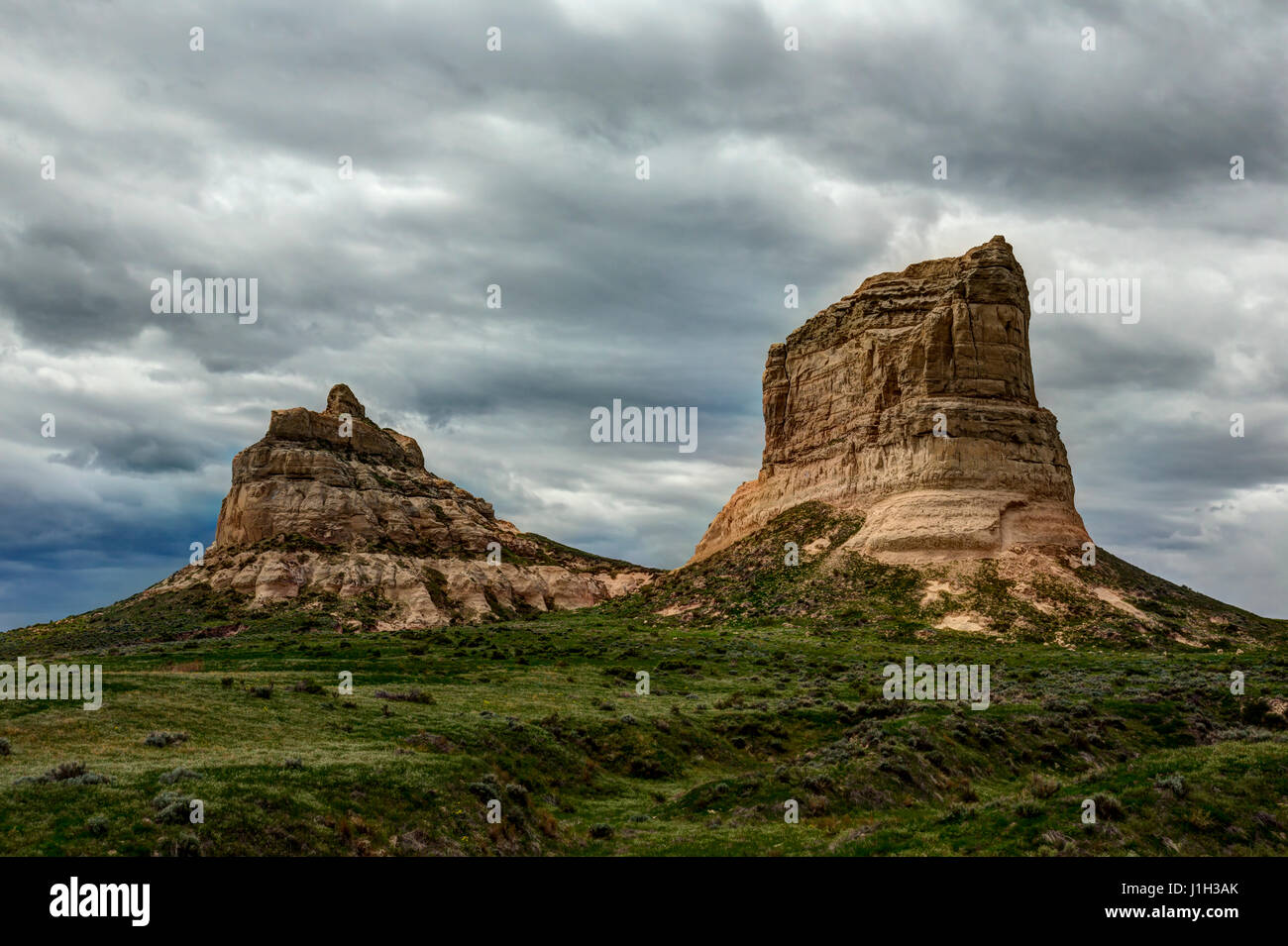 Courthouse rock nebraska hi-res stock photography and images - Alamy