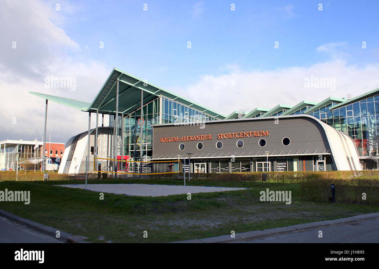 Willem Alexander Sport Centre at at Zernike University campus, Groningen, The Netherlands Stock Photo