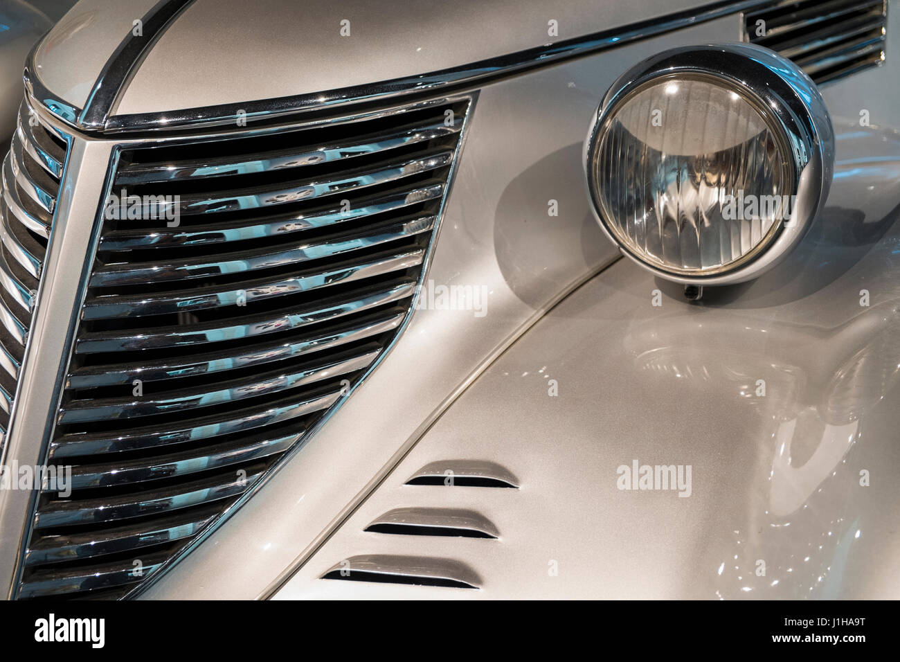 1939 Lancia Astura. Automobile museum of Málaga, Andalusia, Spain. Stock Photo