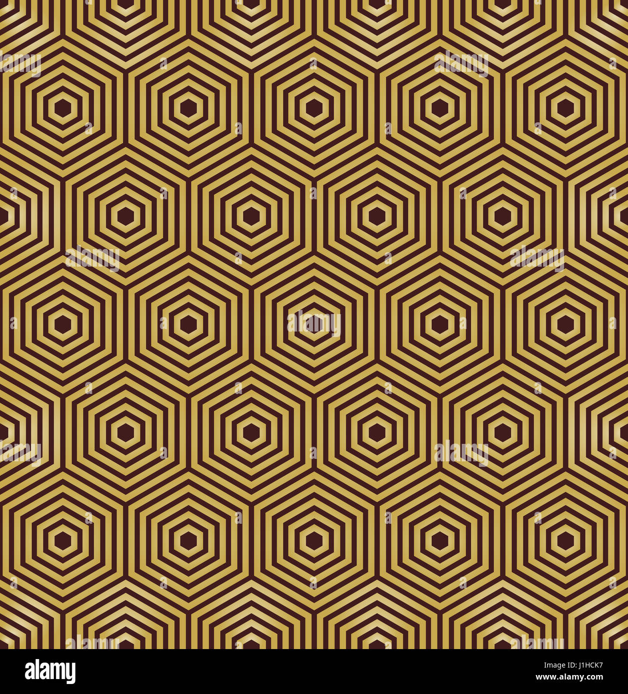 Seamless Abstract Pattern With Hexagons Stock Photo - Alamy