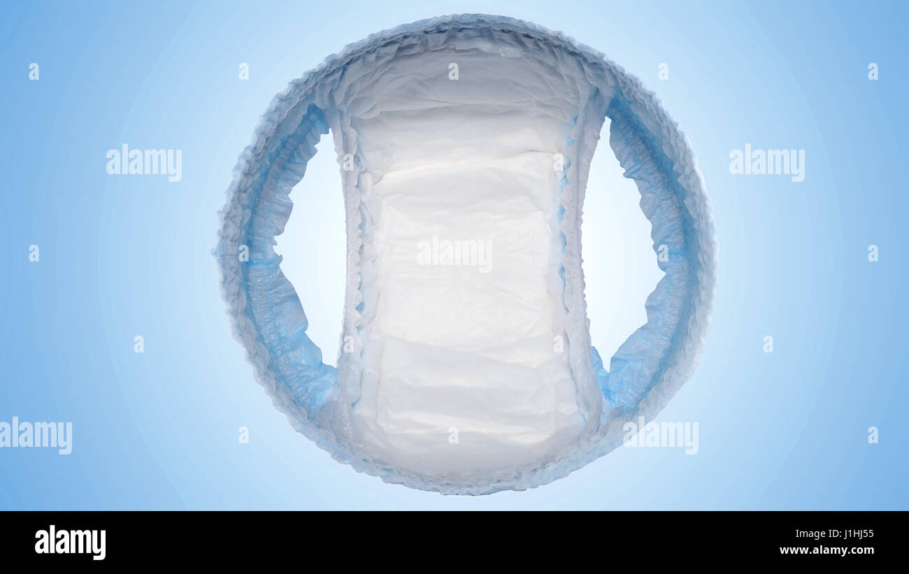Baby diaper pants and very soft and dry and comfort to skin and top view angle. Baby diaper pants and very soft and dry and comfort to skin and top vi Stock Photo