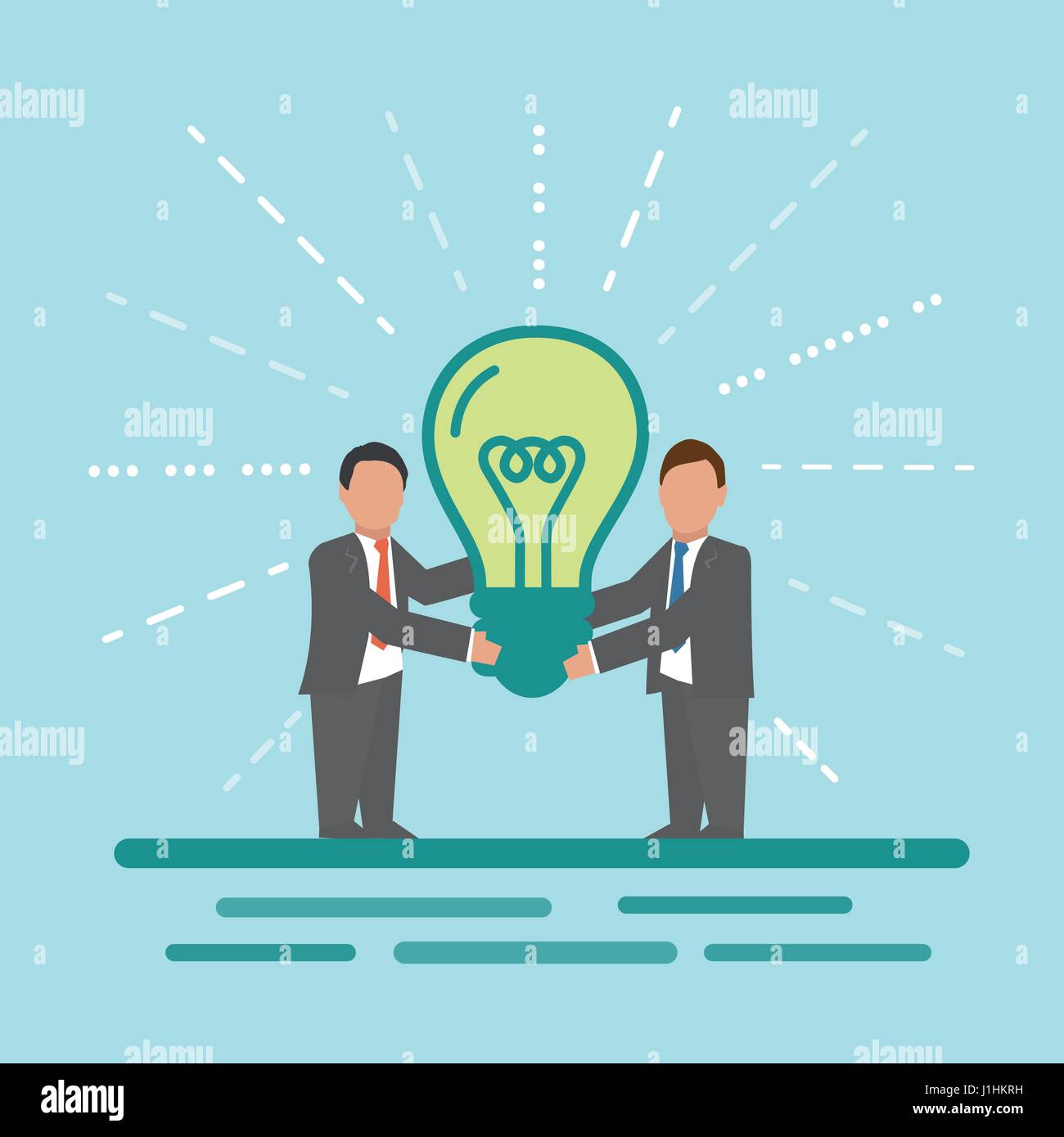 Idea. Concept business illustration. Stock Vector