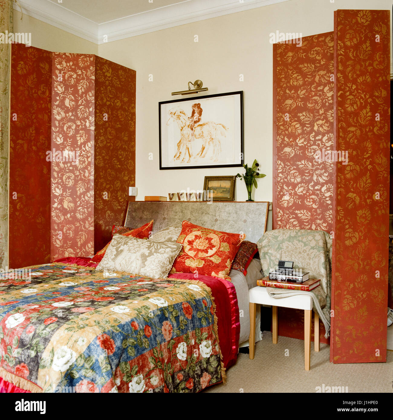 Oriental bedroom. Stock Photo