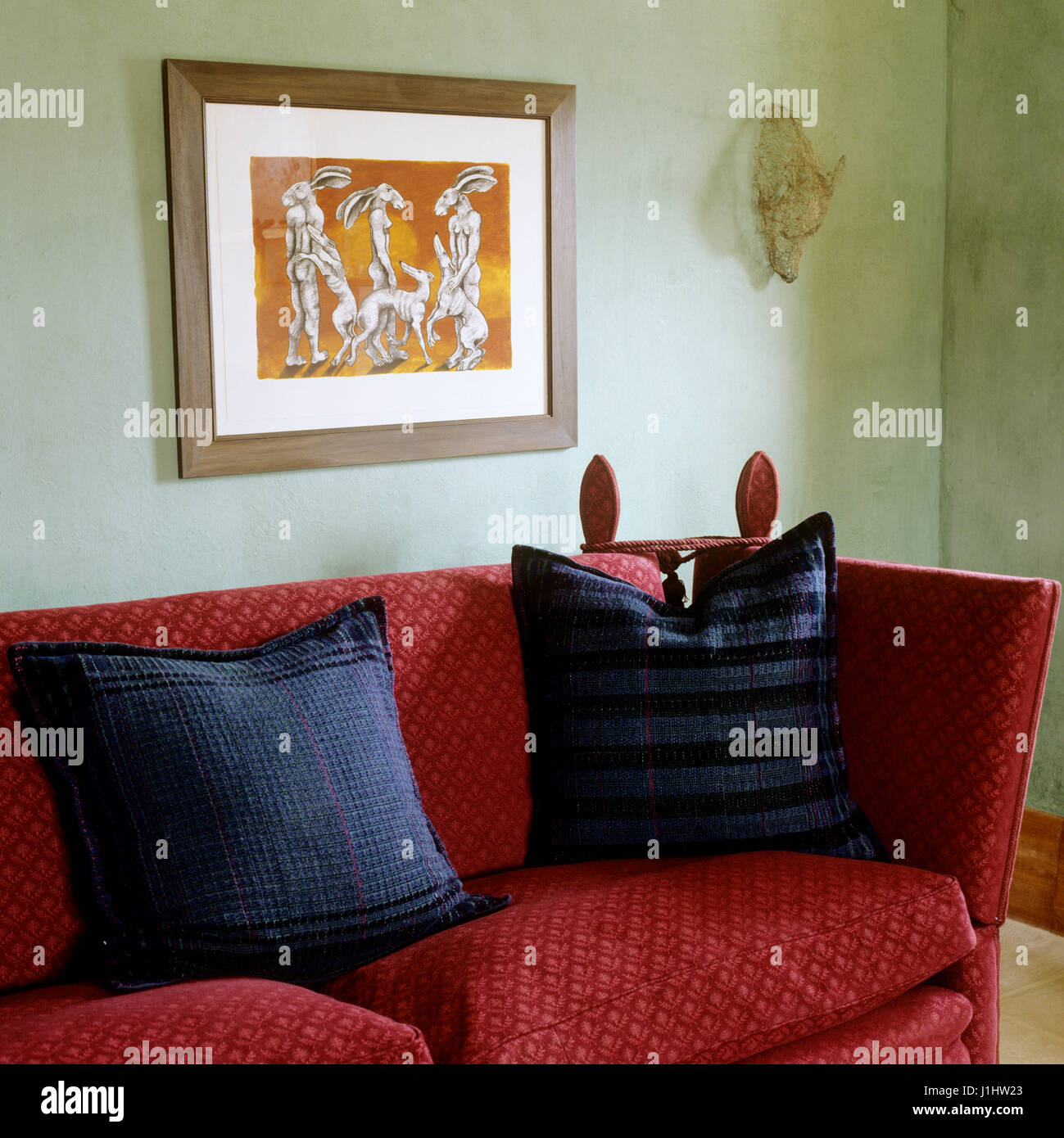 Patterned fabric cushions hires stock photography and images Alamy