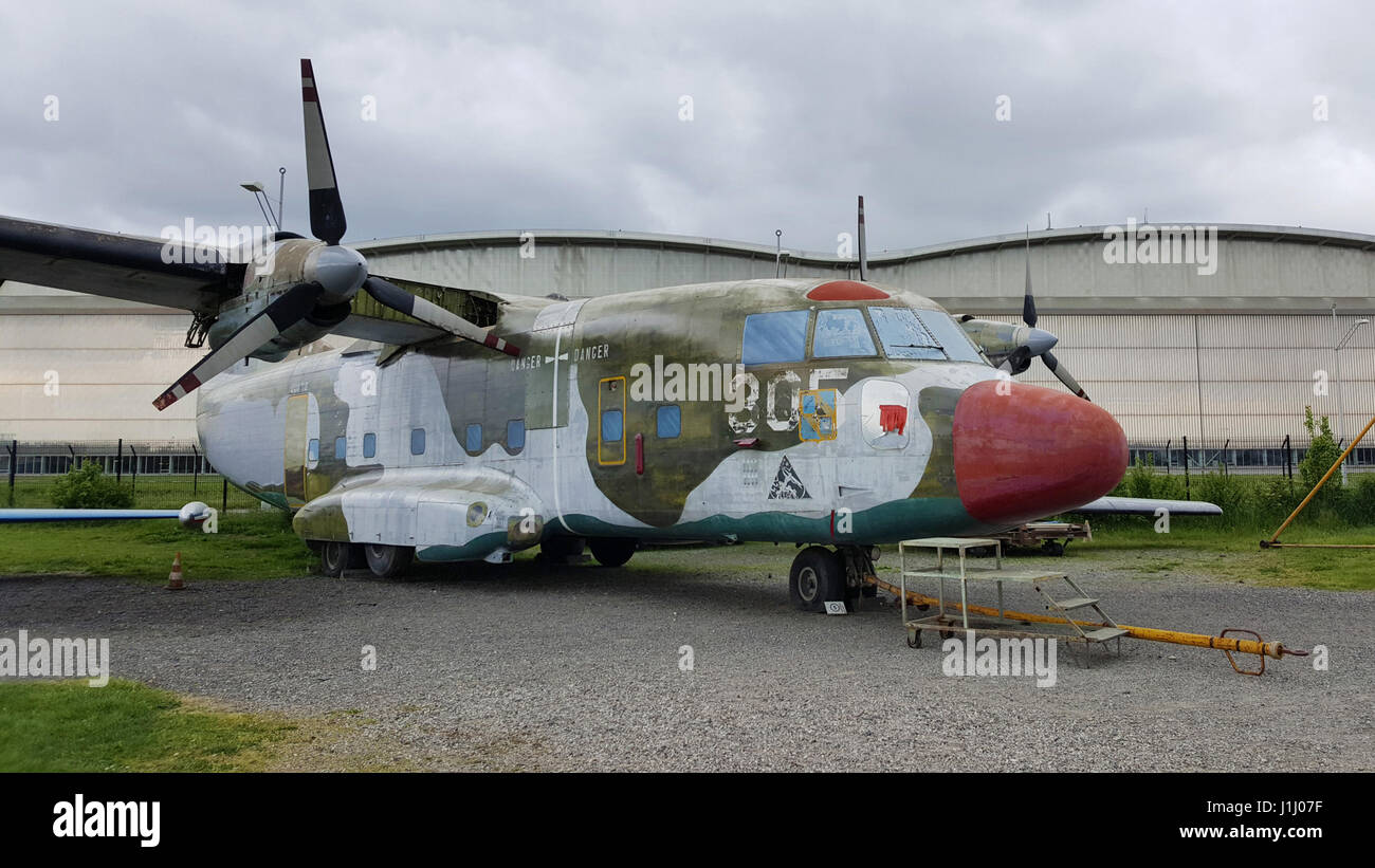 Breguet 941 S exhibited by the association of the Ailes Anciennes de Toulouse in Blagnac, France. Stock Photo