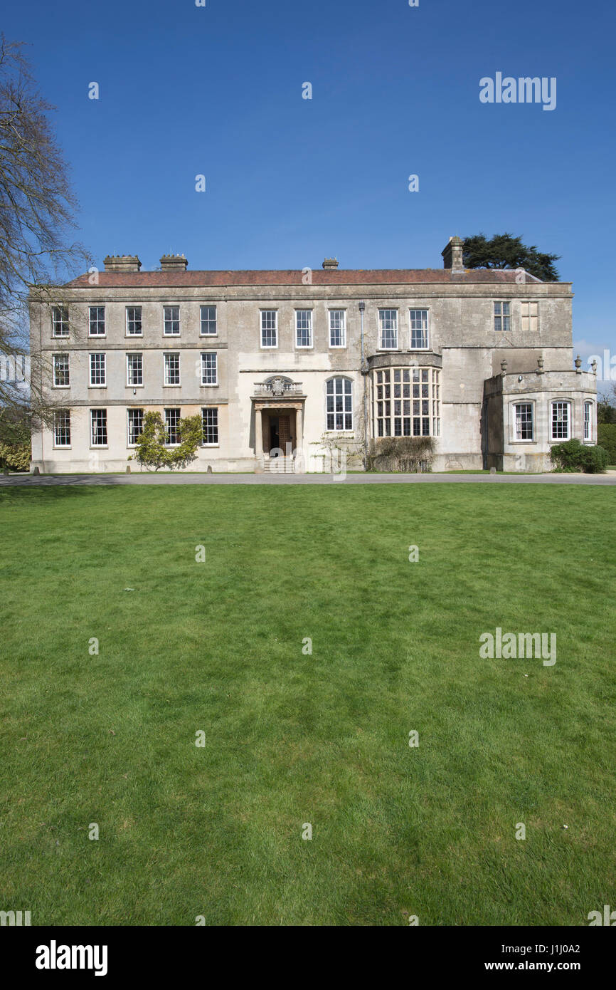 Elmore Court stately home in Gloucestershire, owned by Anselm Guise after inheriting the 750-year old property from his uncle in 2007. Stock Photo