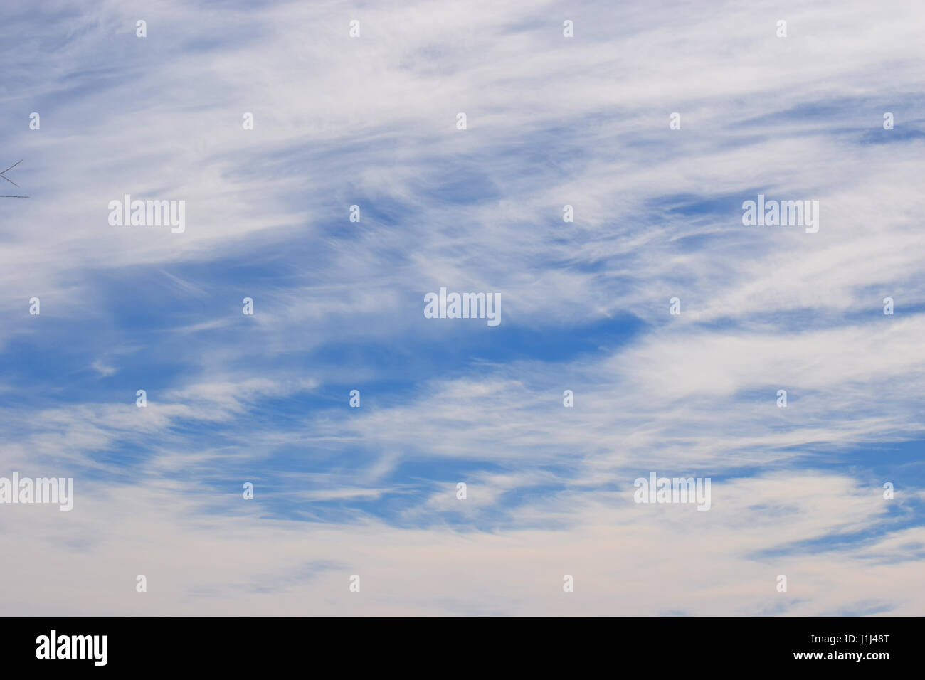 Cloudy sky for background. Stock Photo